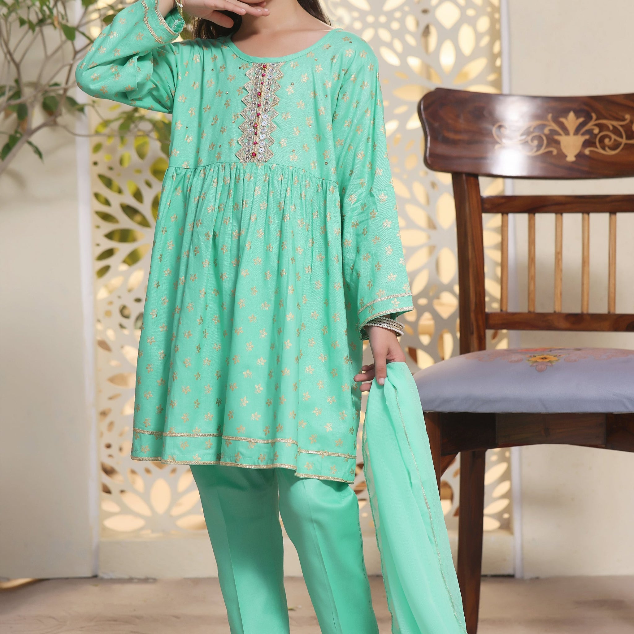 3 Piece Suit - Casual Lawn - KKZ012