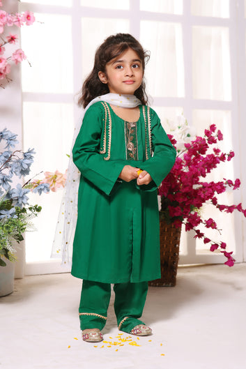 3 Piece Suit - Casual Cotton Lawn - KKZ032