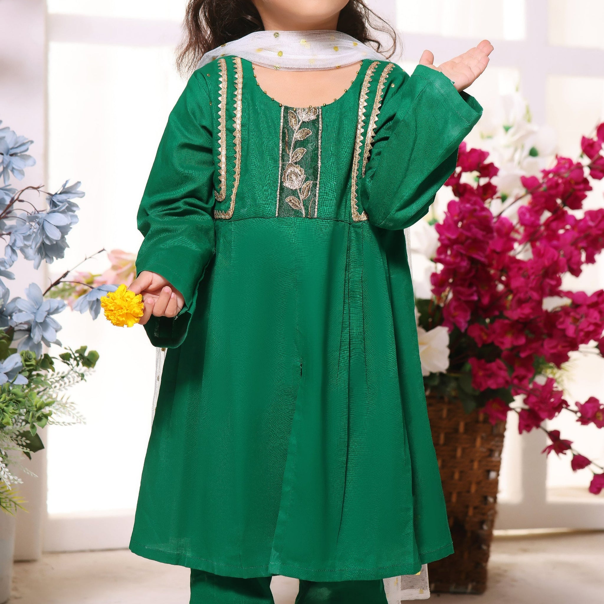 3 Piece Suit - Casual Cotton Lawn - KKZ032