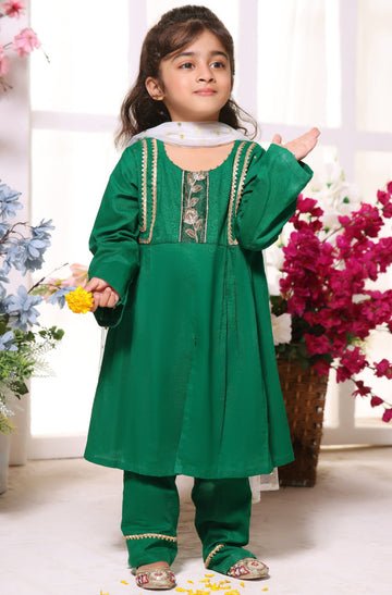 3 Piece Suit - Casual Cotton Lawn - KKZ032