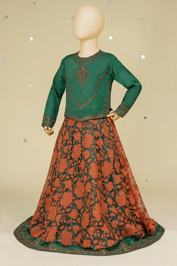Girls 3 Piece Lehenga choli Suit kk-39