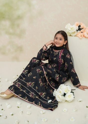 Girls Fancy Sharara 3 Piece Suit-kk 9385