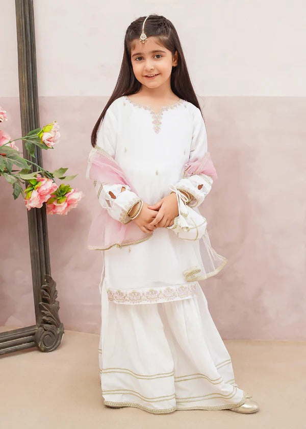 Girls Jorjut Gharara 3 Piece-kk9620