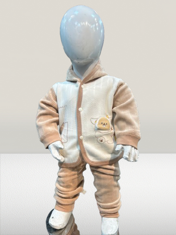 Winter Warm Fleece Baba Suit 2 Piece-kk5592