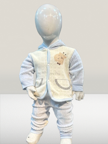 Winter Warm Fleece Baba Suit 2 Piece-kk5592