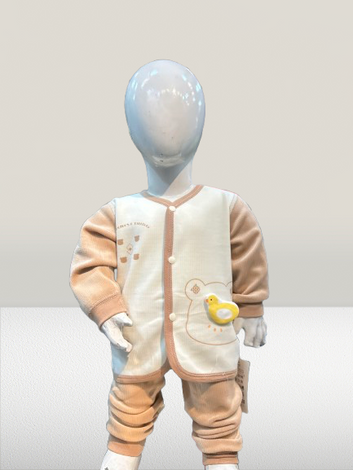 Winter Warm Fleece Baba Suit 2 Piece-kk5592