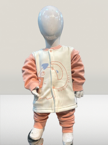 Winter Warm Fleece Baba Suit 2 Piece-kk5592