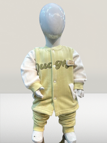 Winter Warm Fleece Baba Suit 2 Piece-kk5592