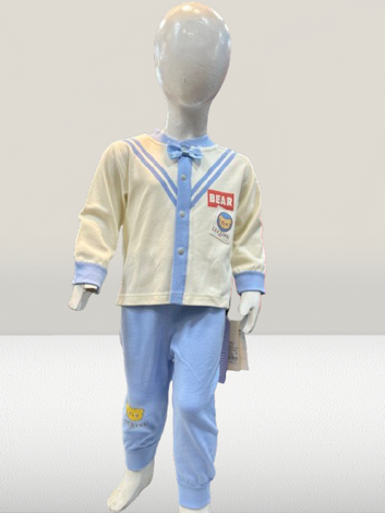 Boys Baba Suit – Jersey Cotton 2 Piece Set for 3–18 Months-kk2051