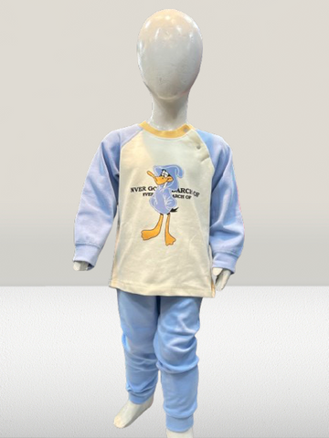 Boys Baba Suit – Jersey Cotton 2 Piece Set for 3–18 Months-kk2051