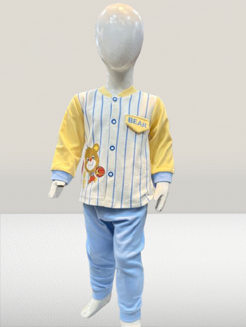 Boys Baba Suit – Jersey Cotton 2 Piece Set for 3–18 Months- kk2051