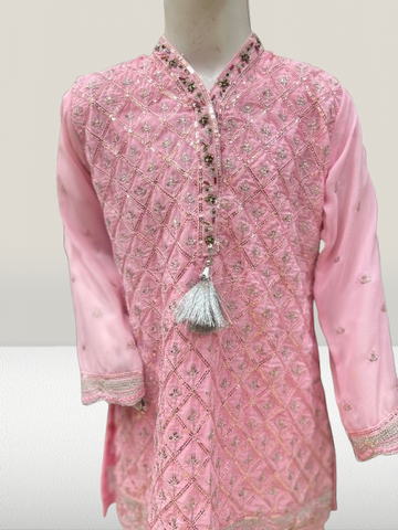 Girls 3-Piece Gharara Suit kk-4396