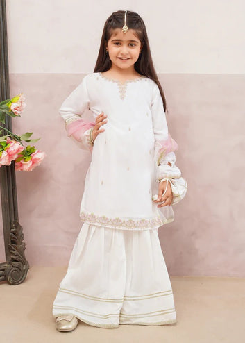 Girls Jorjut Gharara 3 Piece-kk9620